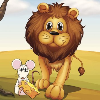 El cuento del Ratón y el León 